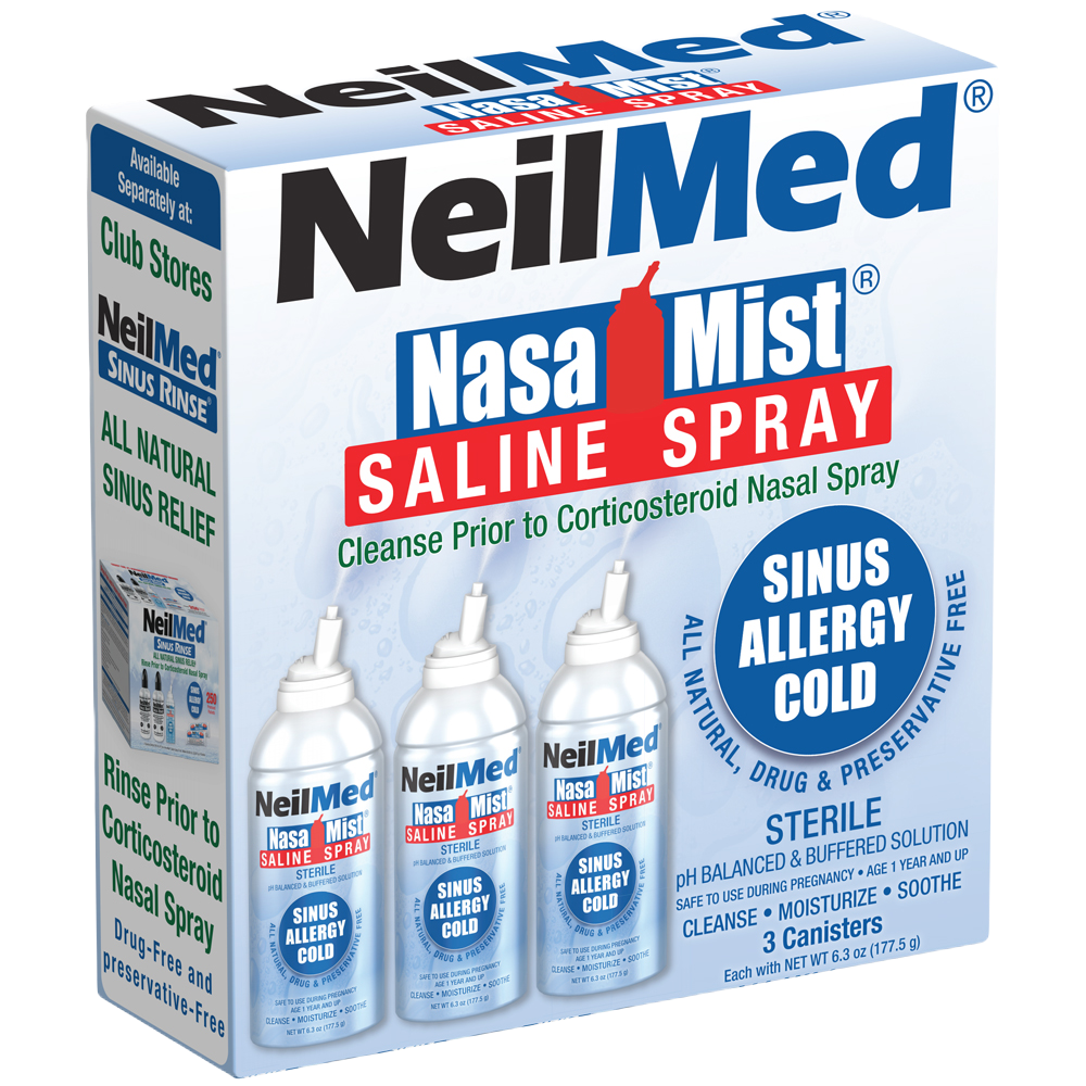 NeilMed Sinus Rinse All Natural Relief, Original & Patented, 50ct, 2-Pack 